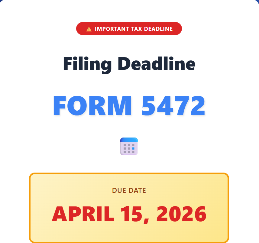 How to File an Extension for Form 5472: A Complete Guide for US Disregarded Entities